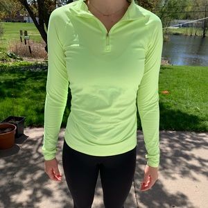 Nike drifit half zip